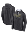 Fanatics Branded Heather Charcoal Utah Jazz Fast Break Pullover Hoodie In Heather Charcoal