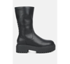 London Rag Lewisa Panelled Pug Sole Boots In Black