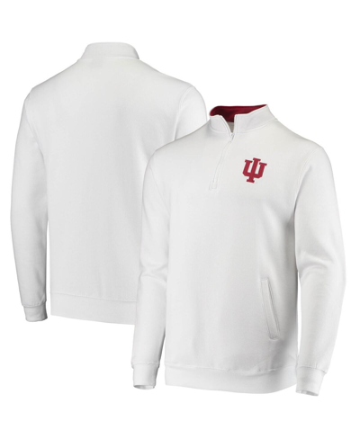 Colosseum Men's White Indiana Hoosiers Tortugas Logo Quarter-zip Jacket