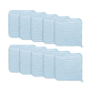 COMFY CUBS BABY BOYS AND BABY GIRLS MUSLIN WASHCLOTHS, PACK OF 10 WITH GIFT BOX