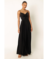 Petal And Pup Naira Pleated Maxi Dress In Black