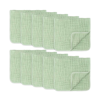 Comfy Cubs Muslin Washcloths, Pack Of 10 With Gift Box In Sage