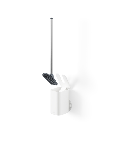Umbra Flex Adhesive Toilet Brush Holder In White