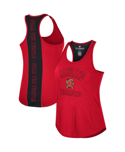 Colosseum Red Maryland Terrapins 10 Days Racerback Scoop Neck Tank Top
