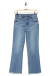 Democracy 'ab'tech High Waist Crop Bootcut Jeans In Lba-light Blue Artisinal