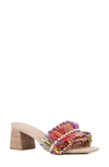 New York And Company Women's Farah Block Heel Sandal In Multi