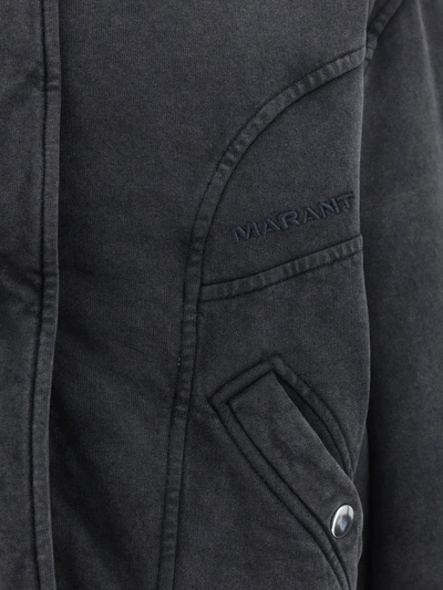 Marant Etoile Parveti Jacket In Faded Black