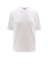 MONCLER COTTON T-SHIRT WITH LOGO DETAIL