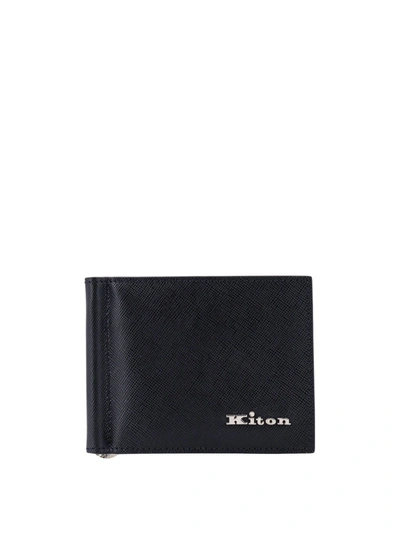 Kiton Card Holder In Black