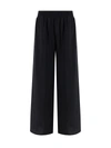 Fabiana Filippi Denim Effect Bell Pant In Nero