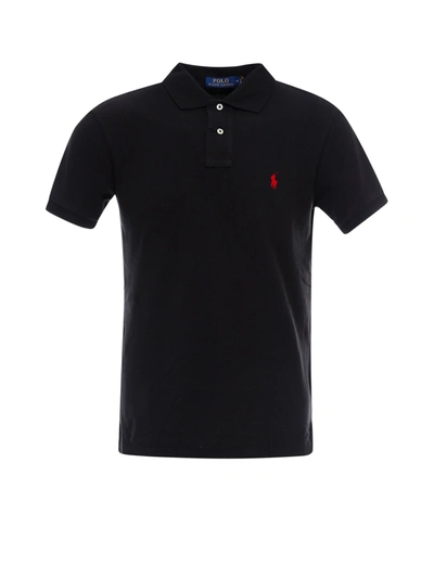 Polo Ralph Lauren Cotton Polo Shirt In Black