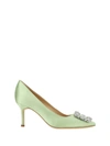 Manolo Blahnik Hangisi Pumps In Lgrn