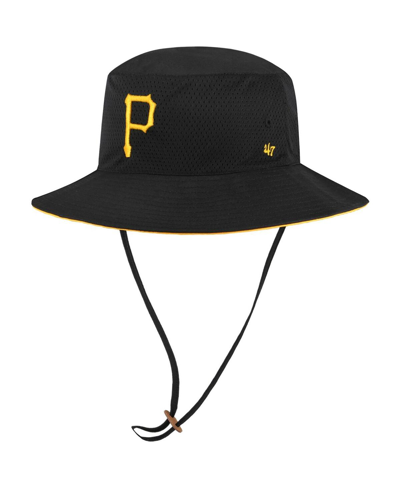 47 Brand Men's ' Black Pittsburgh Pirates Panama Pail Bucket Hat