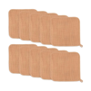 Comfy Cubs Muslin Washcloths, Pack Of 10 With Gift Box In Caramel