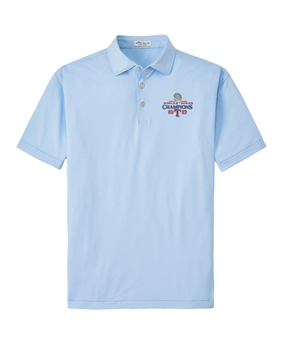 Peter Millar Men's  Light Blue Texas Rangers 2023 World Series Champions Jubilee Striped Performance