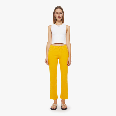 Mother The Mid Rise Rider Ankle Golden Glow Jeans