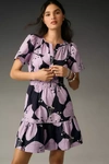 The Somerset Collection By Anthropologie The Somerset Mini Dress In Purple