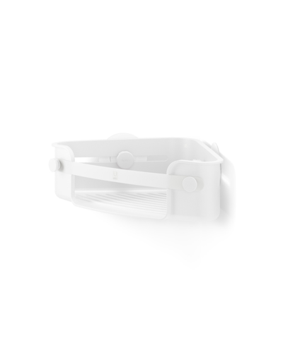 Umbra Flex Adhesive Corner Bin In White