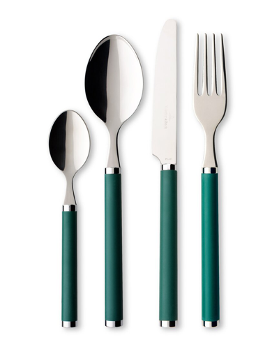 Villeroy & Boch Play 24pc Flatware Set In Green