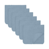 Comfy Cubs Muslin Burp Cloths, Pack Of 6 In Pacific Blue
