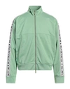 Dsquared2 Man Sweatshirt Light Green Size Xl Polyester, Cotton, Elastane