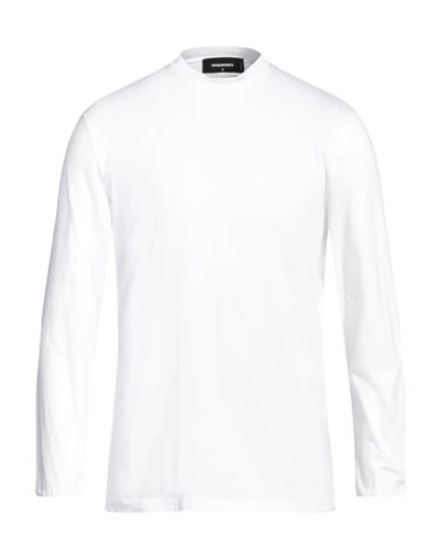 Dsquared2 Man T-shirt White Size M Cotton