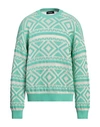 Dsquared2 Man Sweater Light Green Size L Cotton, Linen