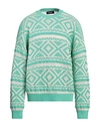 Dsquared2 Man Sweater Light Green Size L Cotton, Linen In Green