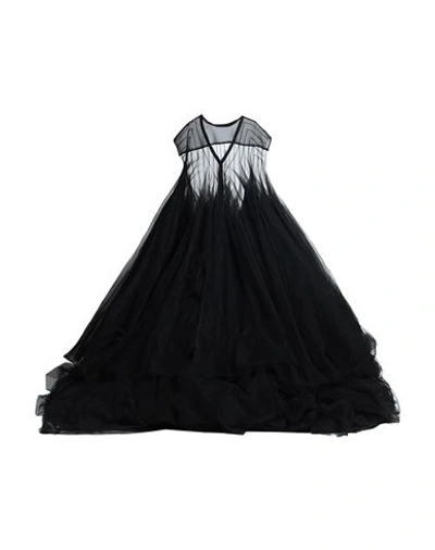 Rick Owens Woman Maxi Dress Black Size Onesize Polyamide In Black