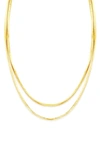 PANACEA LAYERED SNAKE CHAIN NECKLACE