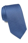 Calvin Klein Men's Steel Micro-dot Solid Extra Long Tie In Light Blue