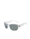 Remo Tulliani Wrath Sunglasses In Clear Ice/silver Mirror Lens In Multi