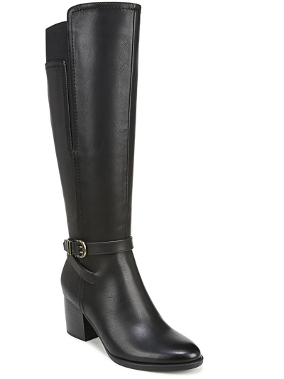 SOUL NATURALIZER UPTOWN WOMENS FAUX LEATHER WIDE CALF KNEE-HIGH BOOTS