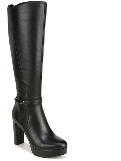 Naturalizer Fenna Womens Leather Knee-high Boots In Black