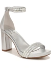 Naturalizer Joy-sparkle Ankle Strap Sandals In Silver