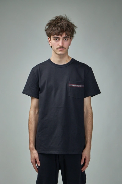 Alexander Mcqueen Cotton T-shirt In Black