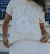 FRIDAY + SATURDAY THE GIRLS ARE GAMEDAYING TEE IN CREAM