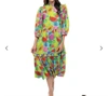 Briton Court Margherita Dress In Fruit Print In Multi
