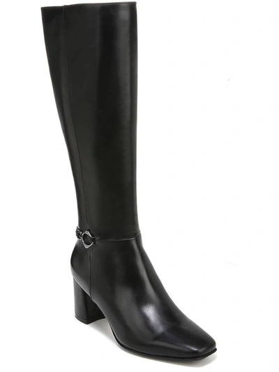Naturalizer Waylon Nc Womens Faux Leather Narrow Calf Knee-high Boots In Black