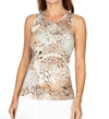 Sofibella Setting The Bar Tank In Gold Animal In Multi