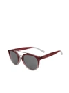 Remo Tulliani Trust Sunglasses In Matte Burgundy Fade/mirror Lens In Multi
