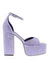 Paris Texas Tatiana 130mm Platform Sandals In Purple