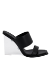 Alexander Mcqueen Sandals In Black