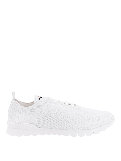 Kiton Sneakers With Laces In Bianco