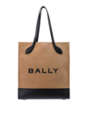 Bally Bar Keep On Logo-print Tote In Beige