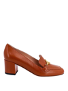 Bally Obrien 50mm Logo-plaque Leather Pumps In Brown