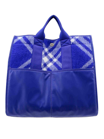 Burberry Shoulder Bag In Blue