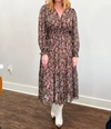 DRESS FORUM READY FOR YOU PAISLEY PRINT MIDI DRESS IN PAISLEY FLORAL PRINT