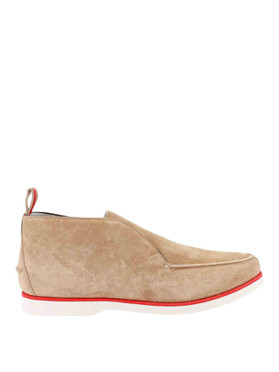 KITON SUEDE LOAFER
