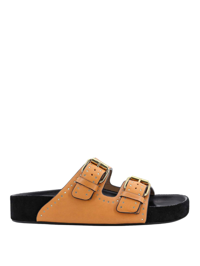 Isabel Marant Suede Sandals In Brown